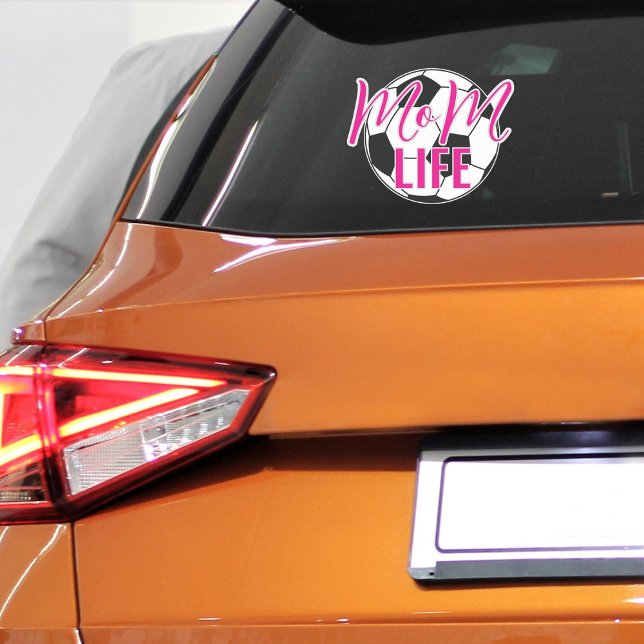 Soccer Mom Life Vinyl Car Window  (soccer mom life car vinyl decal sticker)