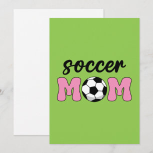 Soccer Mom Mother's Day Holiday Card