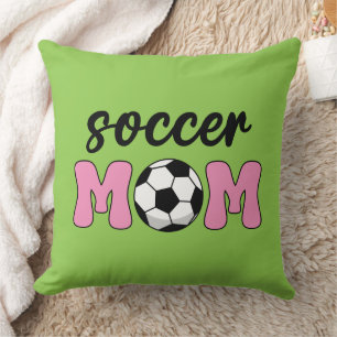 Soccer Mom Mother's Day Throw Pillow
