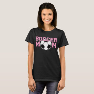 SOCCER Mom - Pink T-Shirt