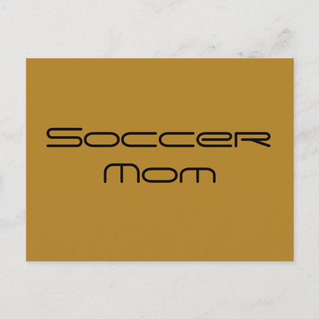 soccer mom, reference to Allison hendrix from orph Postcard (Front)