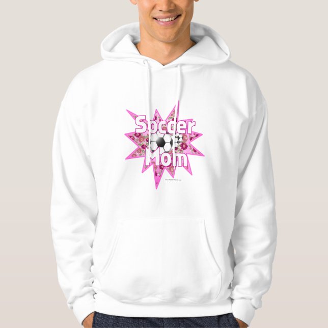 Soccer Mom Roses Hoodie (Front)