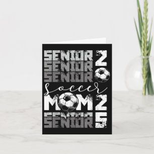 Soccer Mom Senior 2025 High School Graduation Outf Card