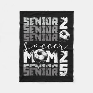 Soccer Mom Senior 2025 High School Graduation Outf Fleece Blanket
