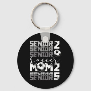 Soccer Mom Senior 2025 High School Graduation Outf Keychain