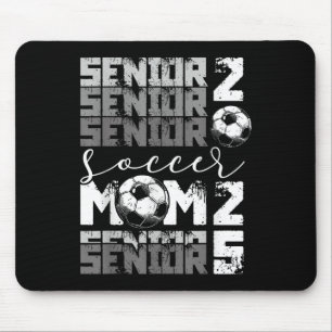 Soccer Mom Senior 2025 High School Graduation Outf Mouse Pad