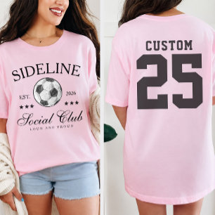 Soccer Mom Sideline Club, Sports Mama game day T-Shirt