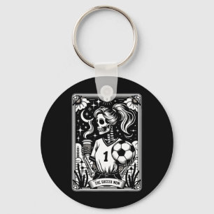 Soccer Mom Soccer Mum Tarot Card _1 Keychain