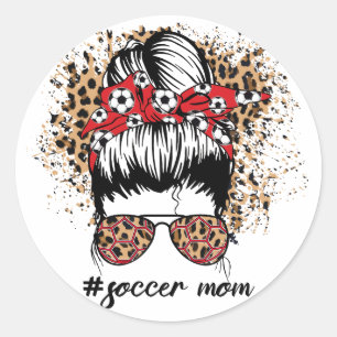Soccer Mom │Soccer │Sports Classic Round Sticker