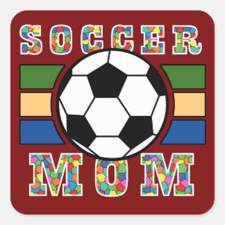 soccer mom T-Shirt Square Sticker