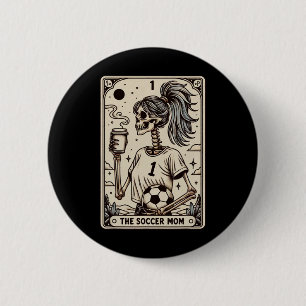 Soccer Mom Tarot Card 2 Inch Round Button