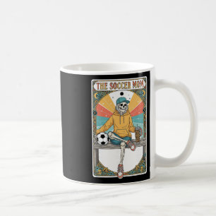 Soccer Mom Tarot Card Skeleton Coffee Ll Sidelines Mug