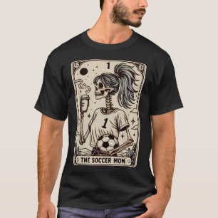 Soccer Mom Tarot Card Vintage Halloween Soccer Mam T-Shirt