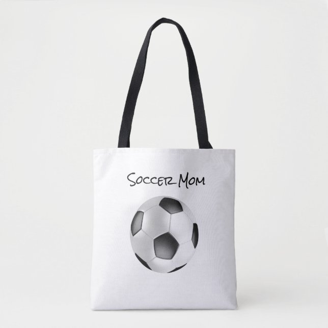 Soccer mom  tote bag (Front)