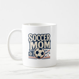 Soccer Mom Vintage Soccer Mom Football Fan Gift Coffee Mug