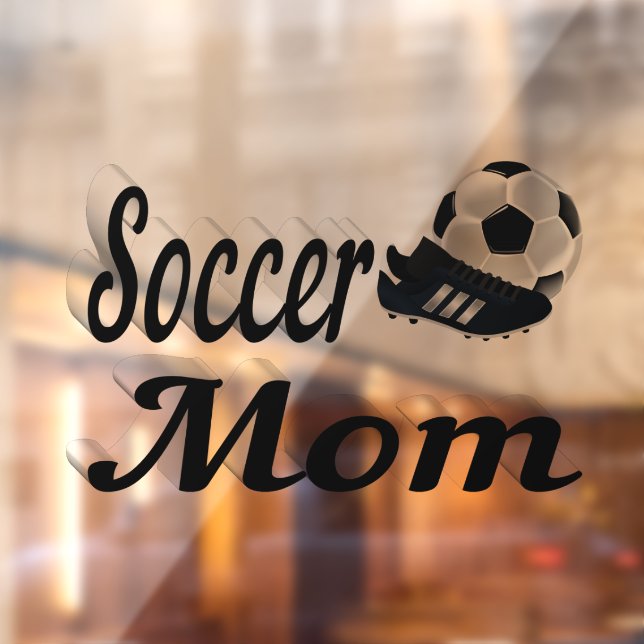 Soccer Mom  Window Cling (Sheet 2)