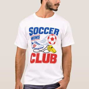 Soccer Moms Club- Funny Soccer Mom Game T-Shirt