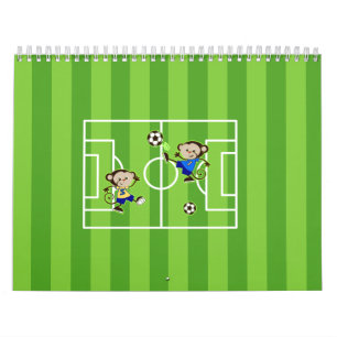 Soccer monkeys calendar