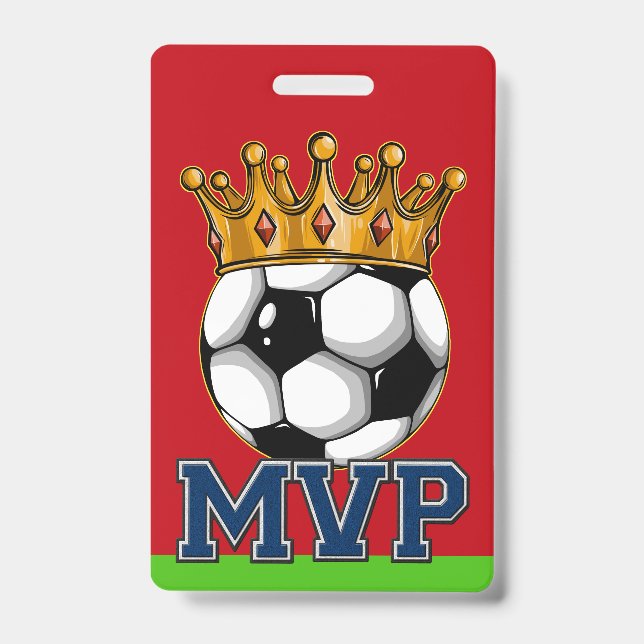 Soccer MVP Badge (Front)