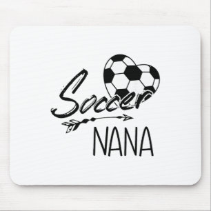 Soccer Nana Womens Grandma Gift Mouse Pad