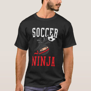 Soccer Ninja Illustration For A Soccer Player T-Shirt