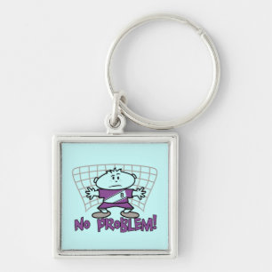 Soccer No Problem T-shirts and Gifts Keychain