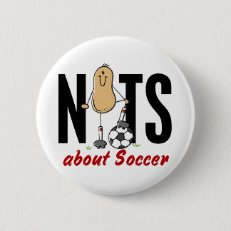 Soccer Nut 2 2 Inch Round Button