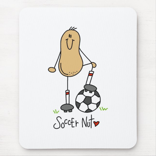 Soccer Nut Mouse Pad (Front)