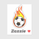 Soccer on Fire<br><div class="desc">This design is the perfect gift for a birthday,  Christmas and other celebrations. It is suitable for women,  men and kids.</div>