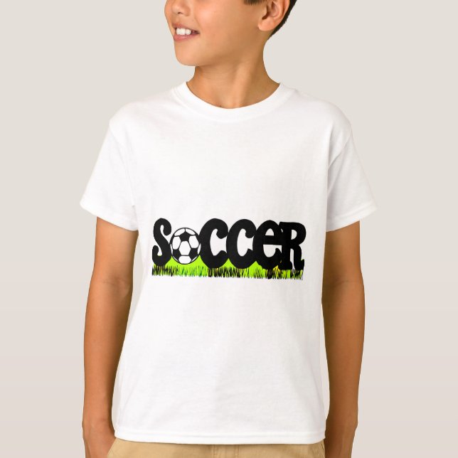 Soccer (On Grass) T-Shirt (Front)
