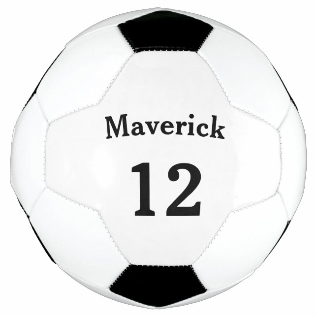 Soccer - "On the Ball" - Personalize Soccer Ball (Front)