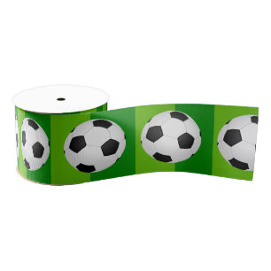 Soccer or Football Party Grosgrain Ribbon