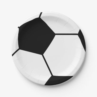 SOCCER PAPER PLATE