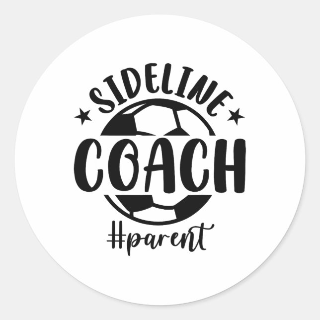 Soccer Parent _1  Classic Round Sticker (Front)