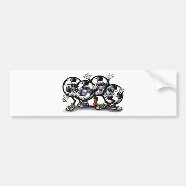 Soccer Party Bumper Sticker (Front)
