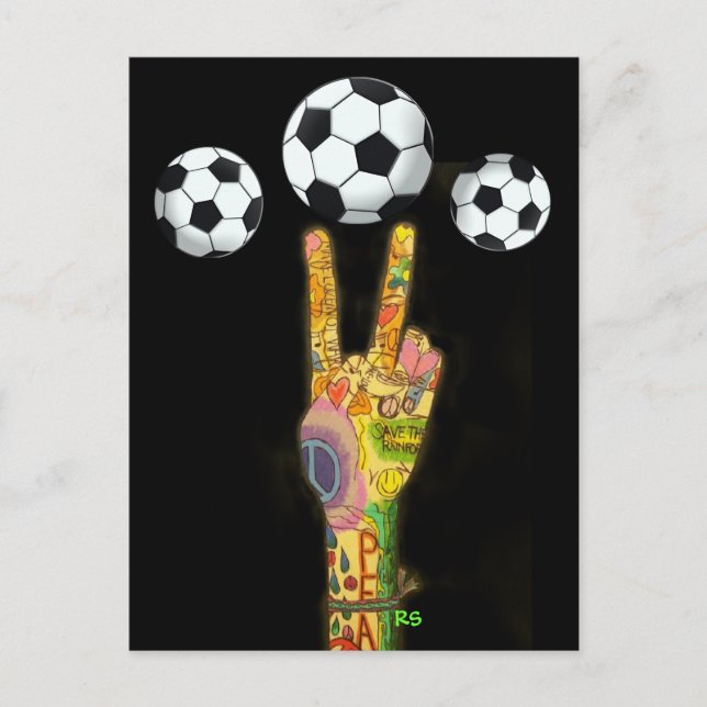 Soccer Party ! by SRF Invitation Postcard (Front)