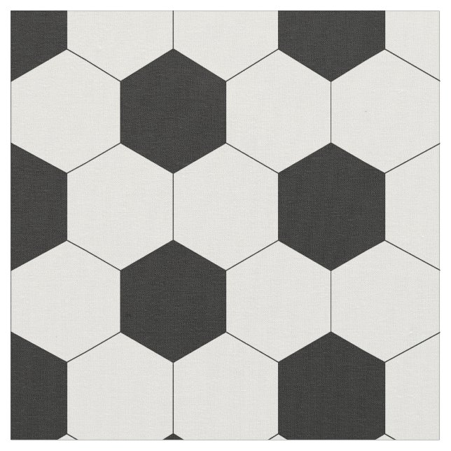 Soccer Pattern Fabric (Close Up)