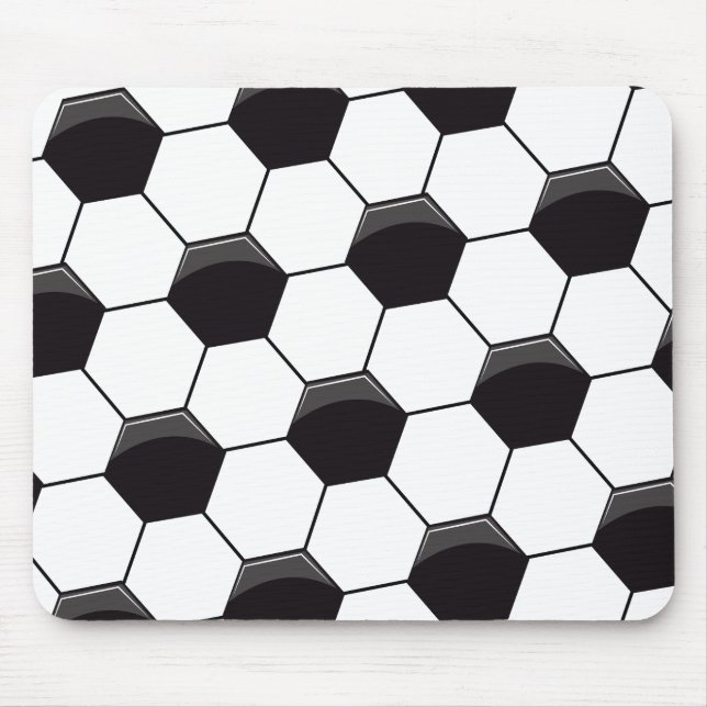 Soccer Pattern Mouse Pad (Front)