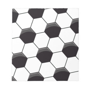 Soccer Pattern Notepad