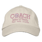 Soccer Personalize Coach Hat Name Team