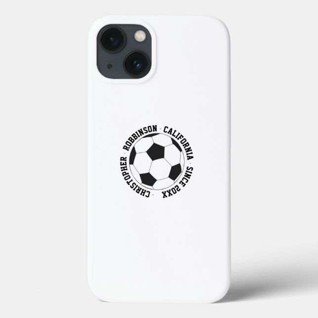 Soccer personalized Case-Mate iPhone case (Back)