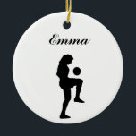 Soccer Personalized Christmas Ornament (female)<br><div class="desc">Soccer Personalized Christmas Ornament (female) makes a great gift!</div>