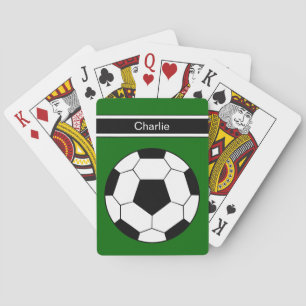 Soccer Personalized Playing Cards