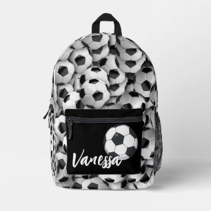 Soccer Personalized Printed Backpack