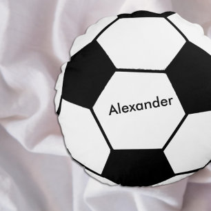 Soccer Personalized Round Pillow