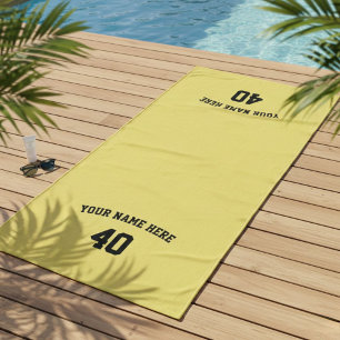 Soccer Personalized Towel with Custom Name
