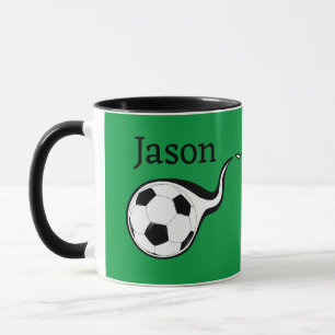 Soccer Personnalisé Thème Coffee Mug Cup Sports