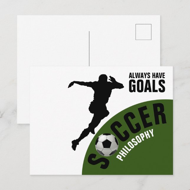 Soccer Philosophy Postcard (Front/Back)