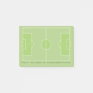 Soccer Pitch Post-it Notes