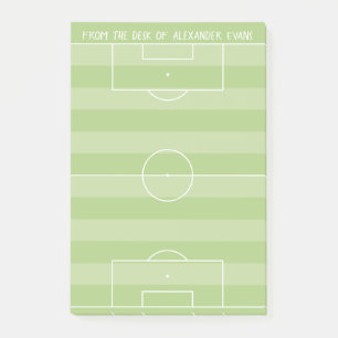 Soccer Pitch Post-it Notes